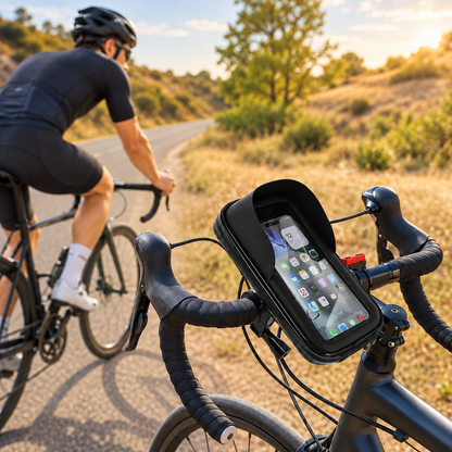 Support telephone velo pratiques sur la route
