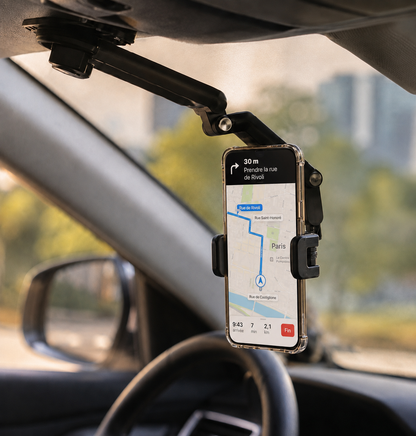 Support téléphone voiture rotatif 360 horizontal ou vertical