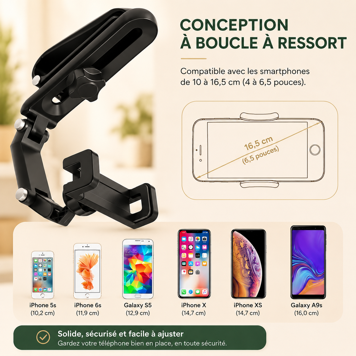 Support téléphone voiture | Rotatif 360