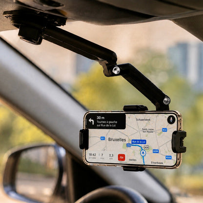 Support téléphone voiture Rotatif 360 visibilité accrue