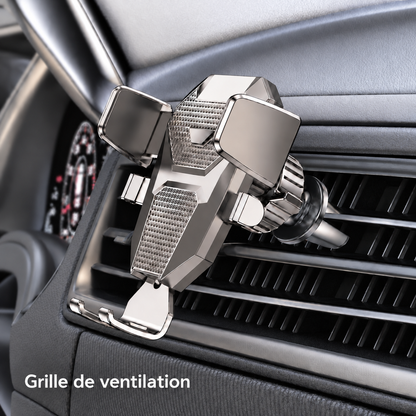 Support telephone voiture Universel 360 installation pour grille de ventilation