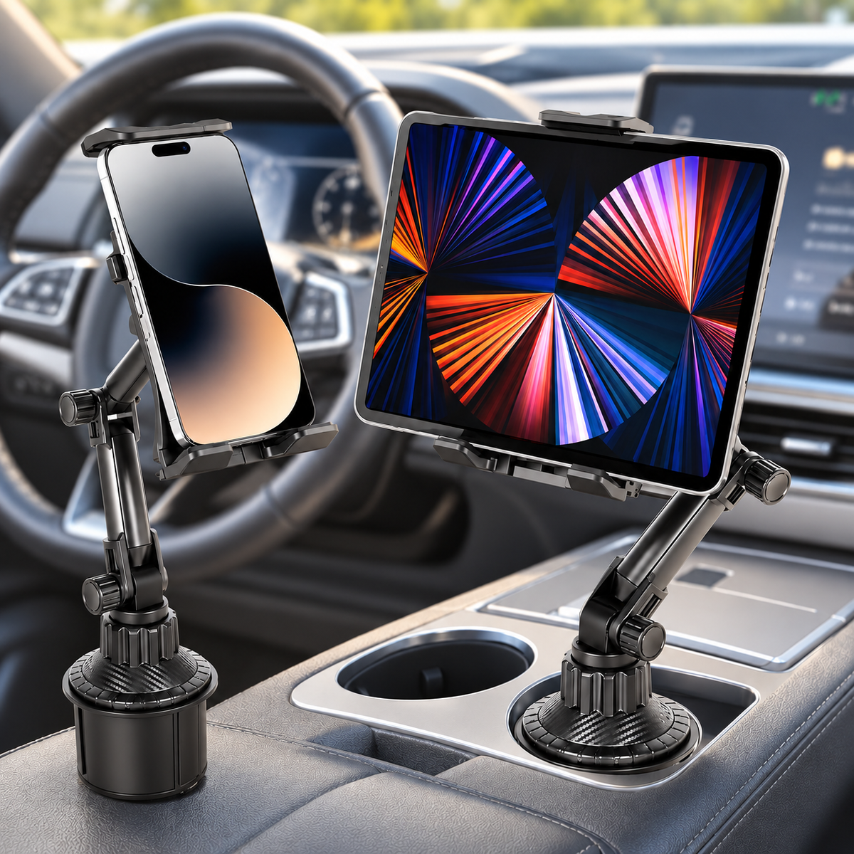 Support telephone voiture Universel Pliable design