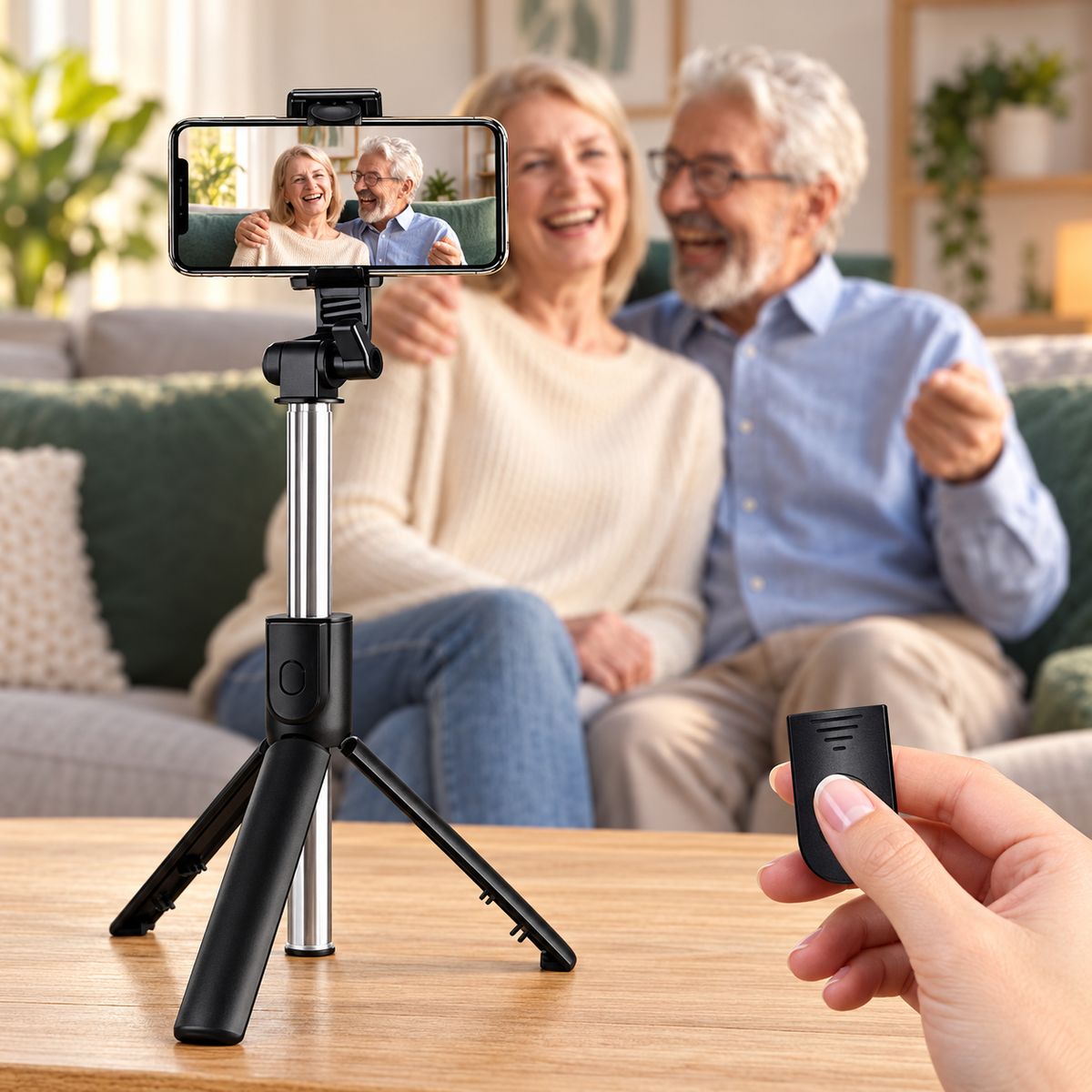 Trépied pour smartphone | 3 en 1 Bluetooth facile d'utilisation