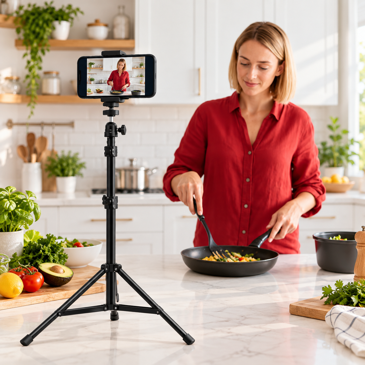 Trepied smartphone | Robuste 160cm discret