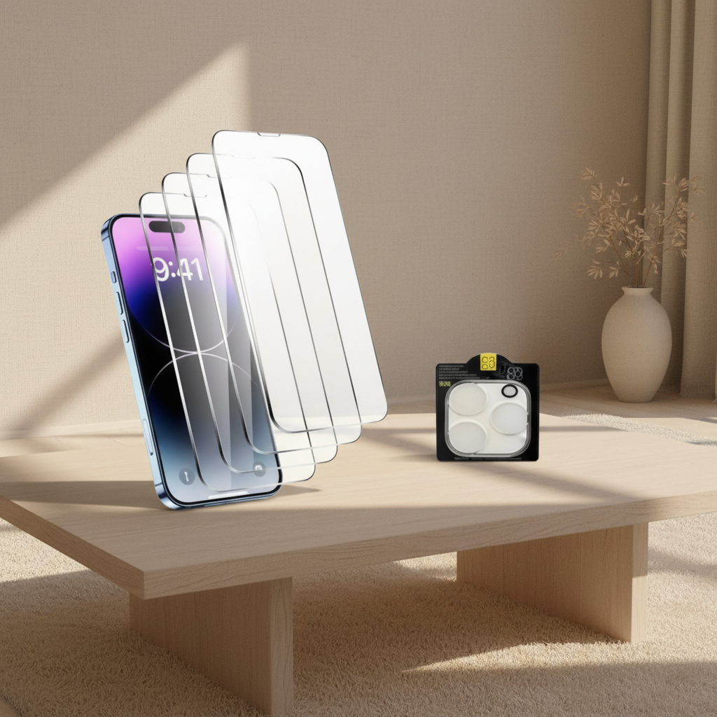 Verre trempé iPhone 13 protection tout incluse