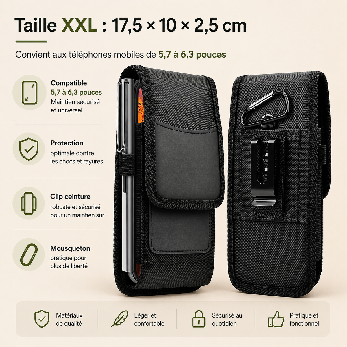 Étui téléphone XX-Large