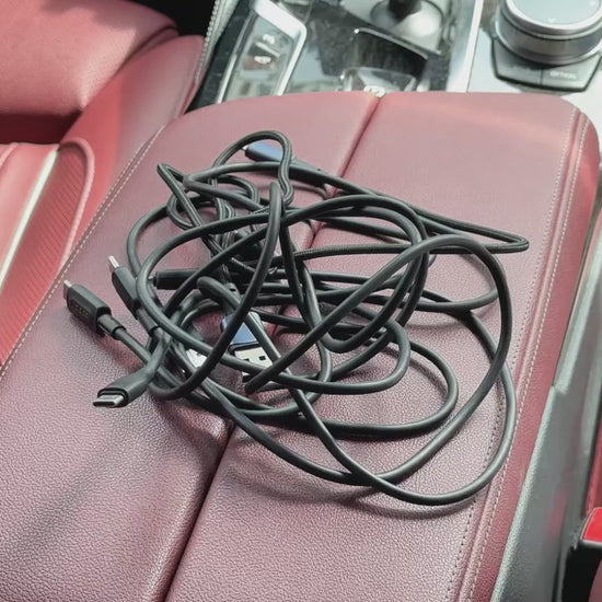 Chargeur de téléphone Voiture 4 Ports Rapide vidéo