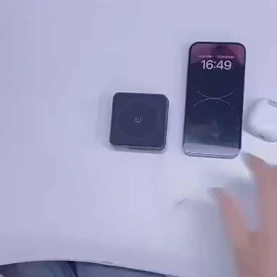 Chargeur téléphone Magnétique 3 en 1 vidéo