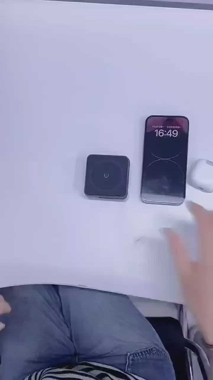 Chargeur téléphone Magnétique 3 en 1 vidéo