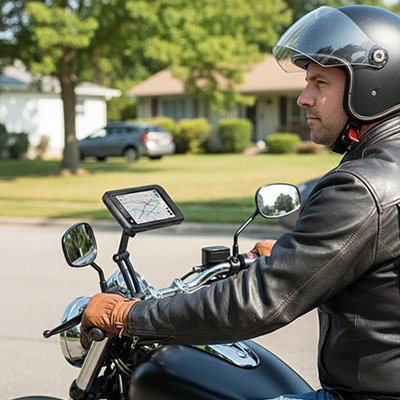 Support moto pour téléphone hauteur ajustable