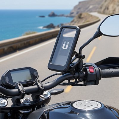 Support moto pour téléphone installation ou vous voulez