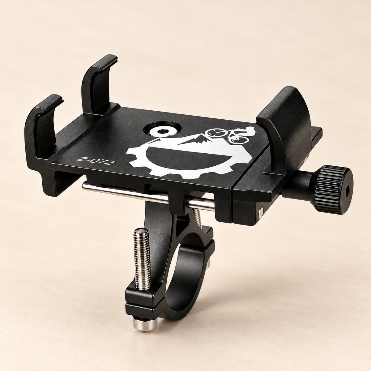 Support moto pour téléphone Ultra-Stable 360 noir