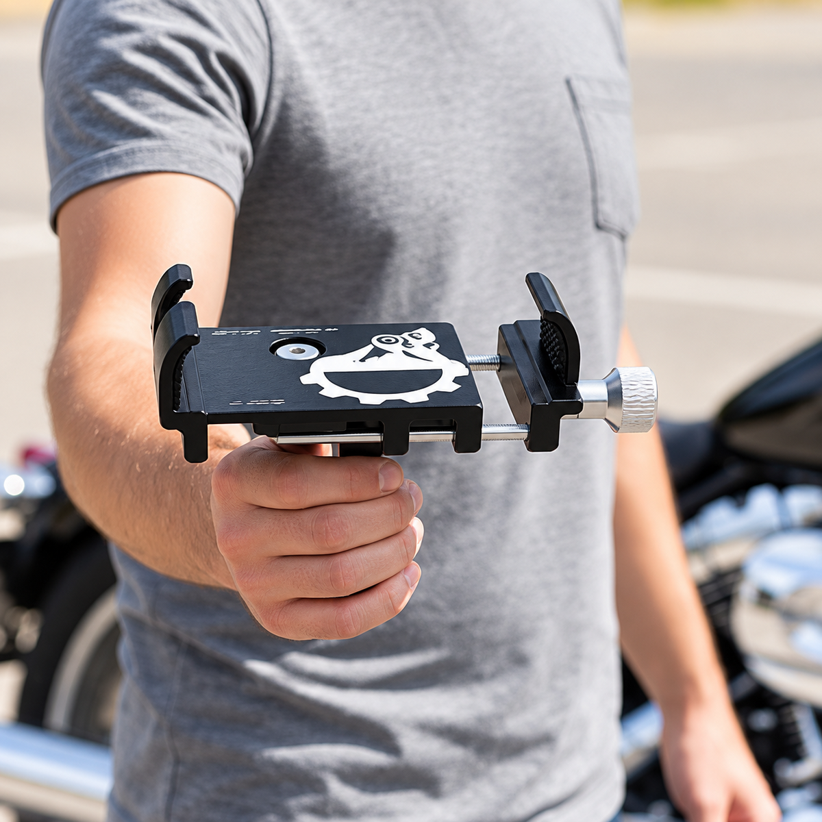 Support moto pour téléphone Ultra-Stable 360 utilisation simple