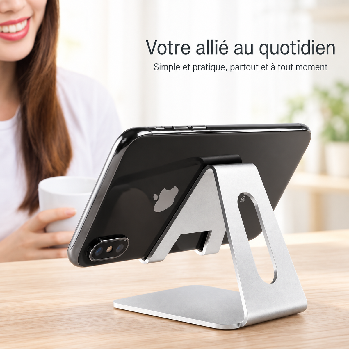 support telephone au bureau, a la maison, n'importe ou.