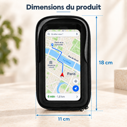 Support telephone velo dimension du produit