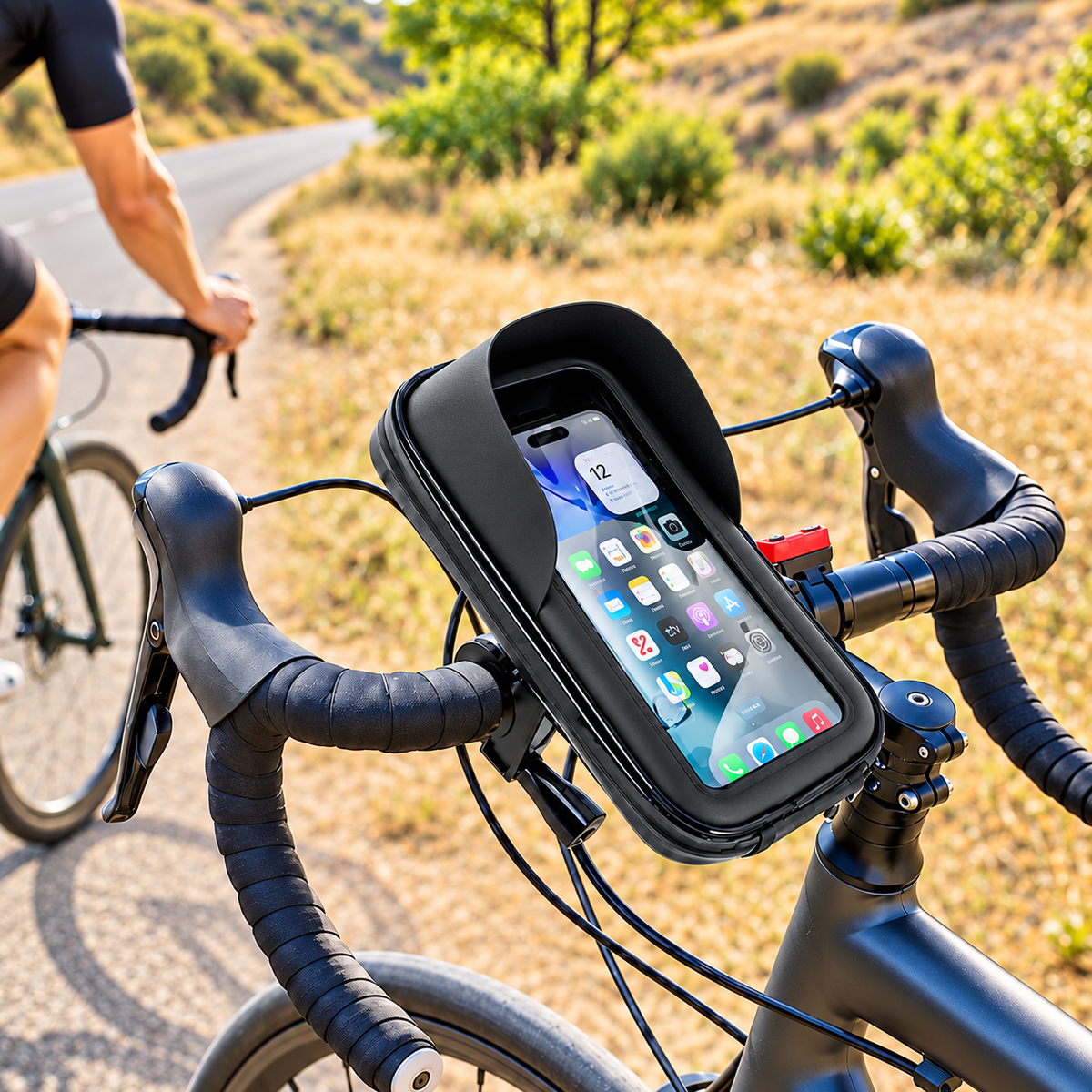 Support telephone velo pour tous les terrains