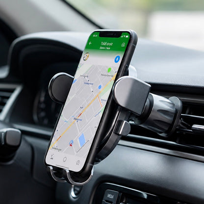 Support telephone voiture ultra stable grille de ventilation