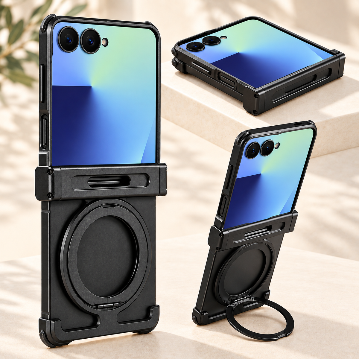 telephone coque Galaxy Z Flip noir