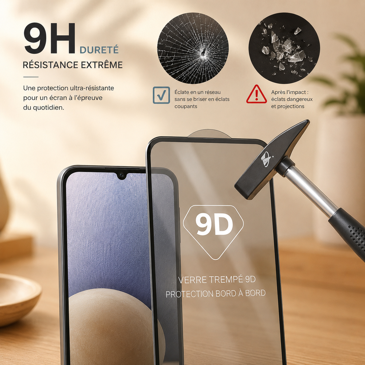 verre trempé iPhone 17 resistance extreme